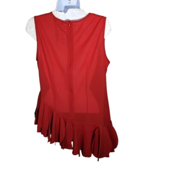 Vivid fringed angled top Size S - Picture 2 of 5